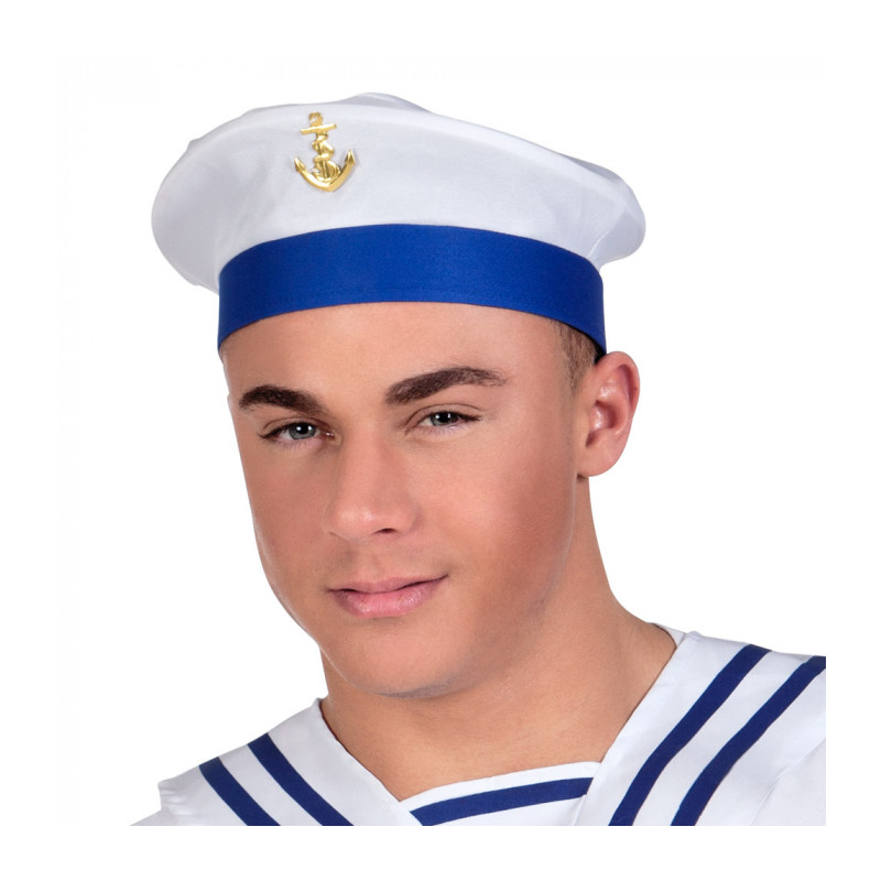 Plavčícka čiapka s kotvou